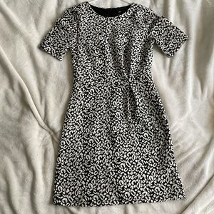 H & M dress, leopard print